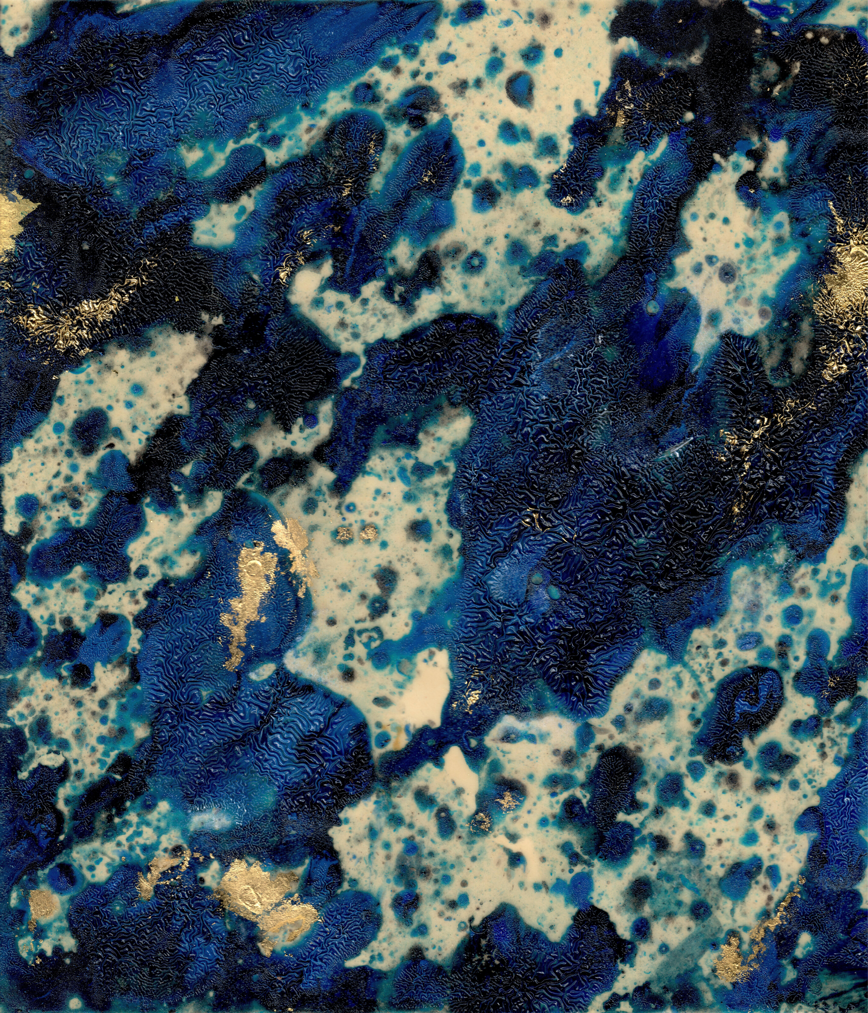 Andromeda 2017 25cm x 25cm Oil 24ct gold on paper 4th Andromeda 2017 25cm x 25cm Oil 24ct gold on paper 4th