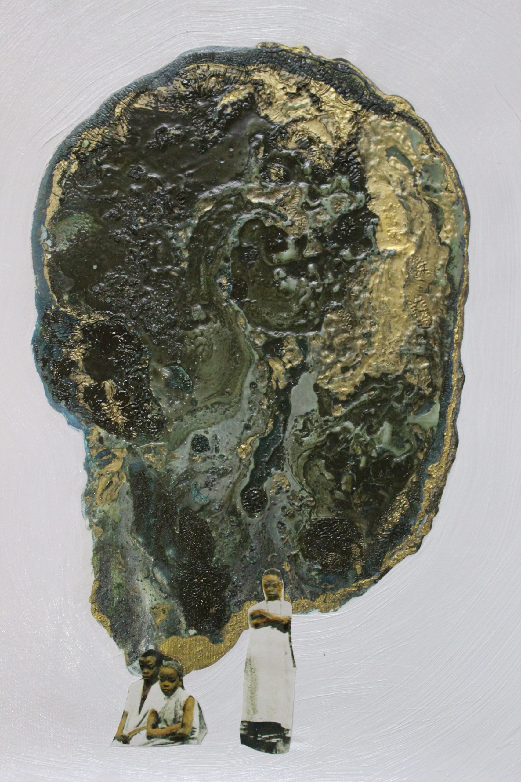 Those Who Follow 2020 wall paint spray paint glue 24 ct gold on canvas 8th scaled Those Who Follow 2020 wall paint spray paint glue 24 ct gold on canvas 8th scaled