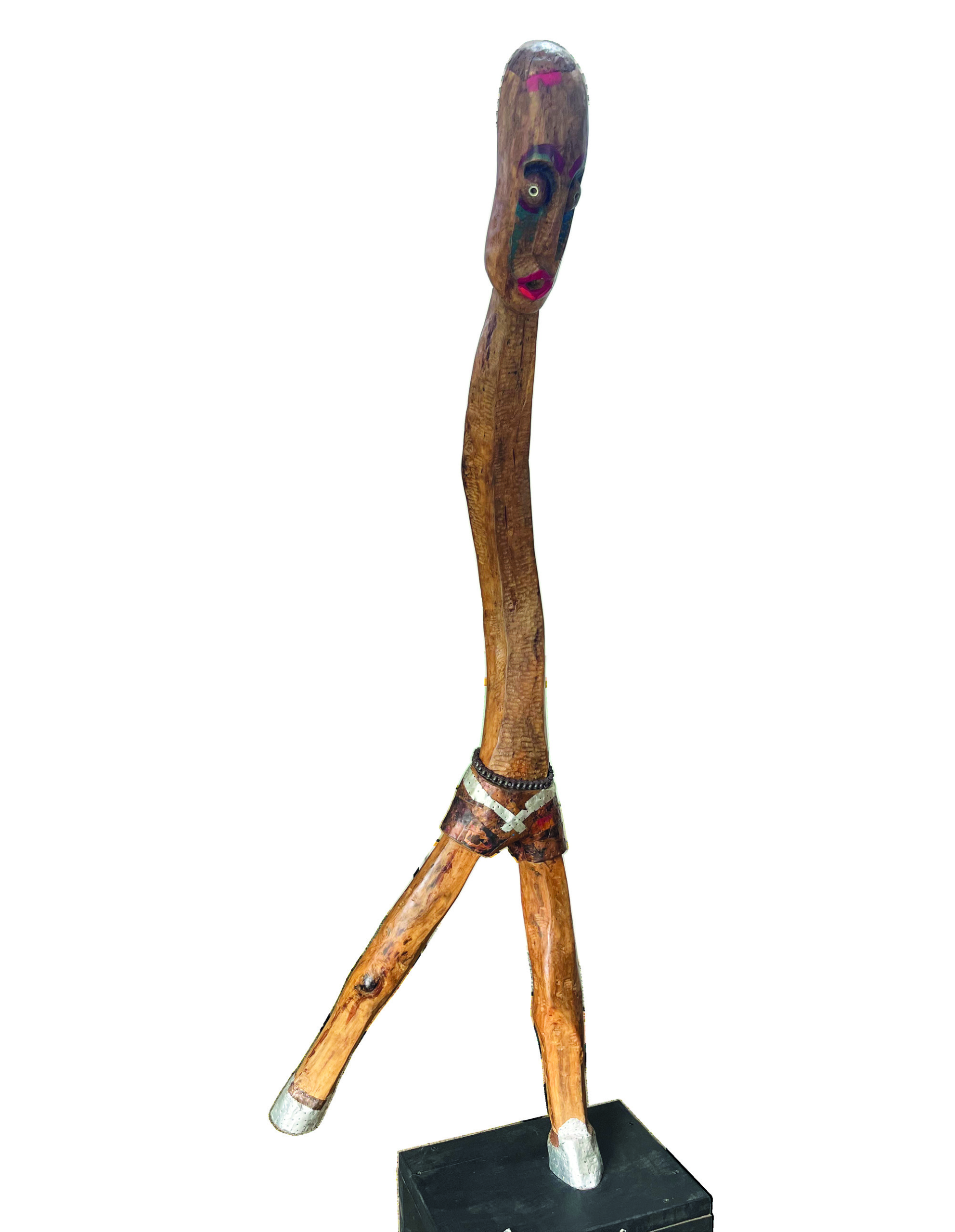 c6ae3c1a13f360i4 32 Im0 scaled Lilian Nabulime, Mpulidde, 2023, wood and metal, 205 x 30 x 48 cm