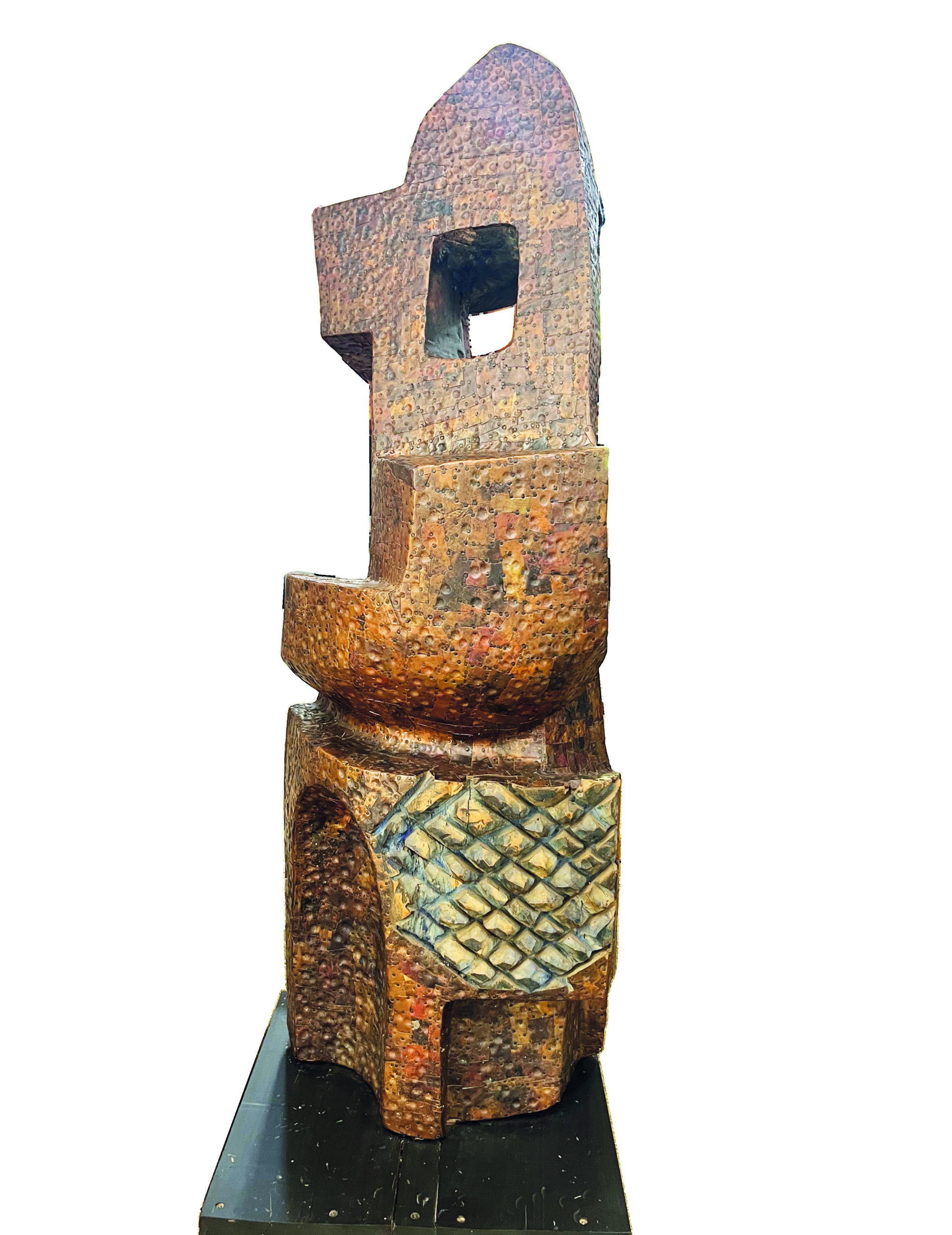 c6ae3c1a13f360i4 36 Im0 scaled Lilian Nabulime, Feminine, 2011, wood and copper, 50 x 55 x 165 cm