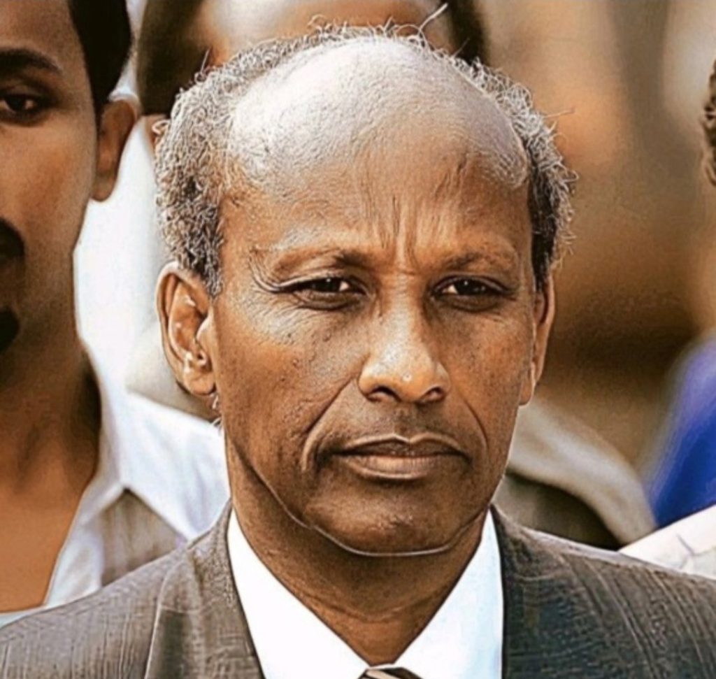 The Somali nationalist Mohamed Farrah Aidid, public domain, via Wikimedia Commons.