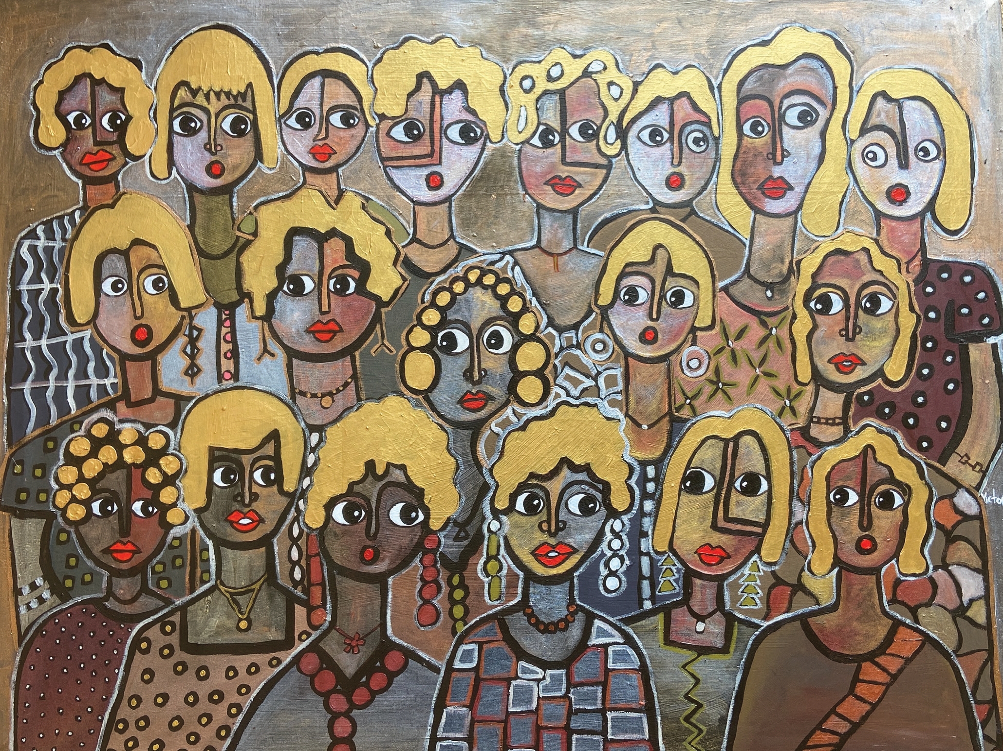 Lilian Nabulime, Mpulidde, 2023, wood and metal, 205 x 30 x 48 cm